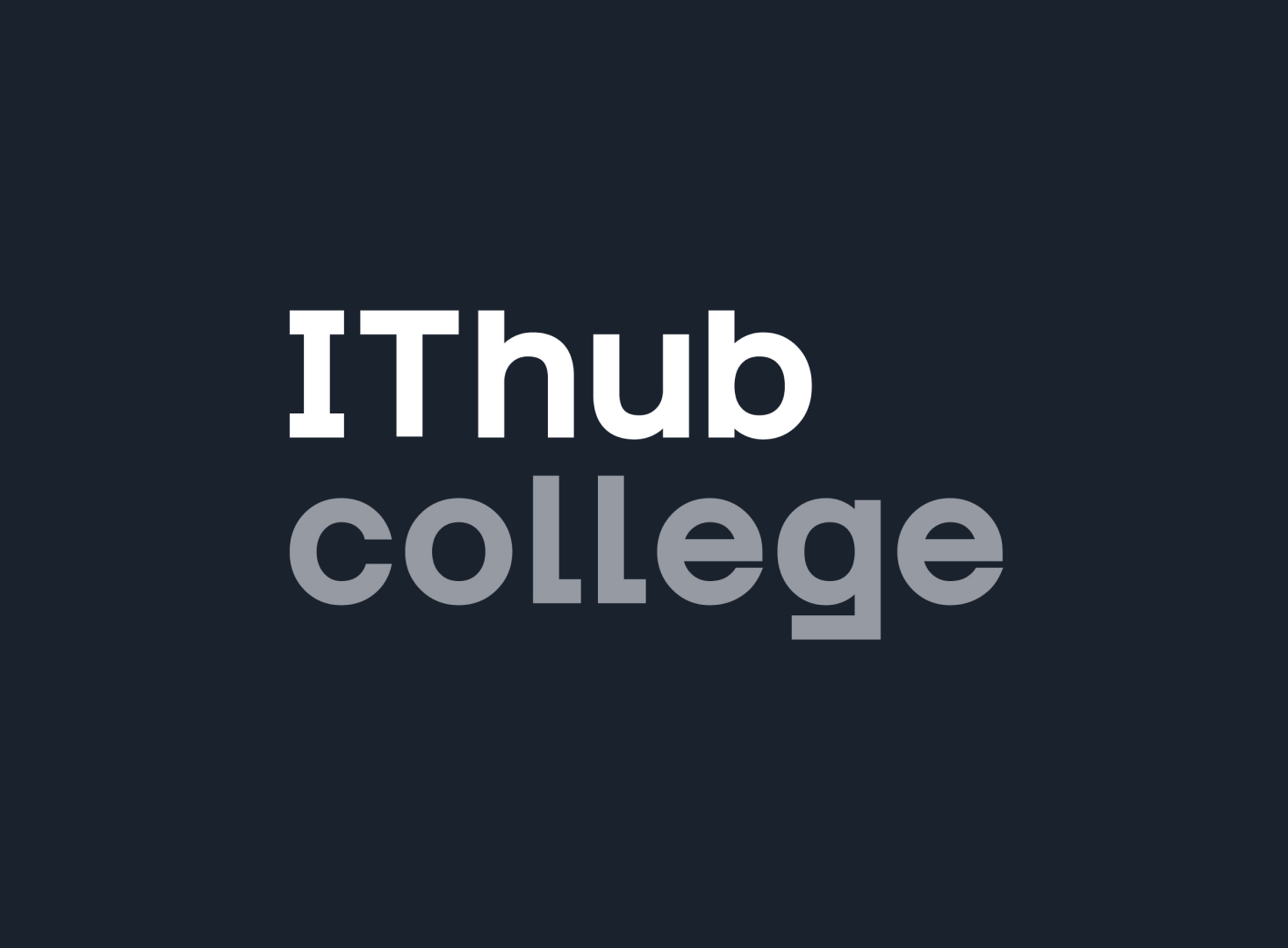 Логотип IThub College