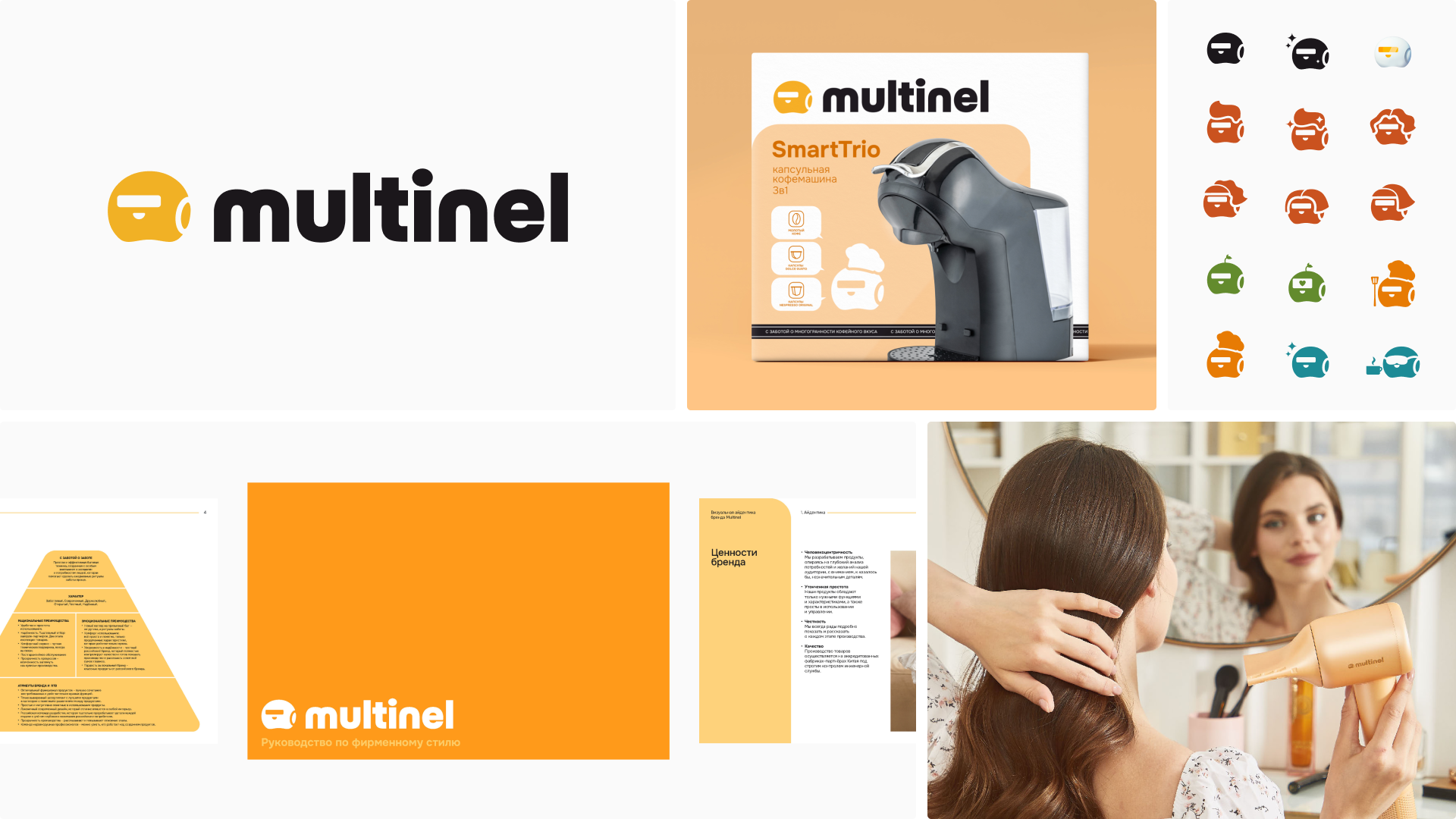 Визуальная система бренда Multinel
